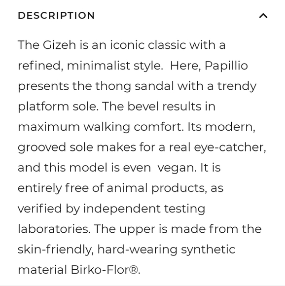 BIRKENSTOCK Papillio Gizeh Grooved Platform Vegan Birko-Flor - Picture 10 of 11